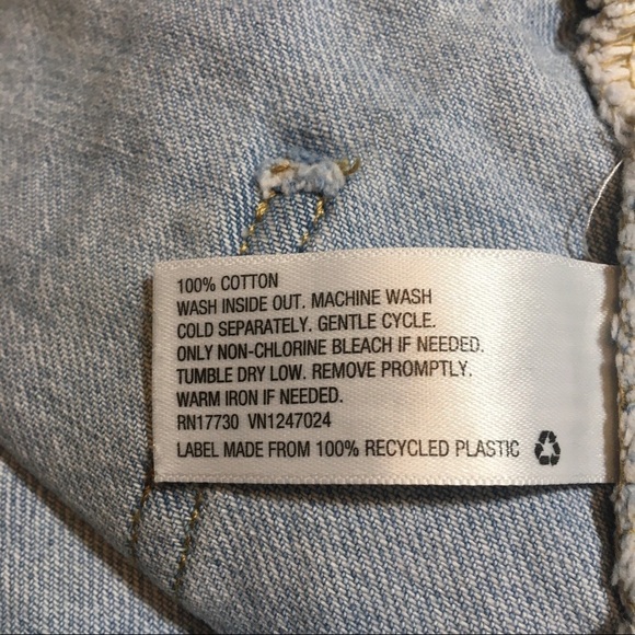 wild fable daisy denim button front skirt - Picture 7 of 7